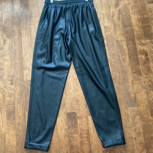 Rino & Pelle Sybil Faux Leather Jogger Trouser size 38 - Picture 5 of 7